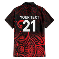 New Zealand Rugby Pacific Custom Family Matching Puletasi and Hawaiian Shirt Whatumoana Maori Tribal Tattoo LT9 - Polynesian Pride