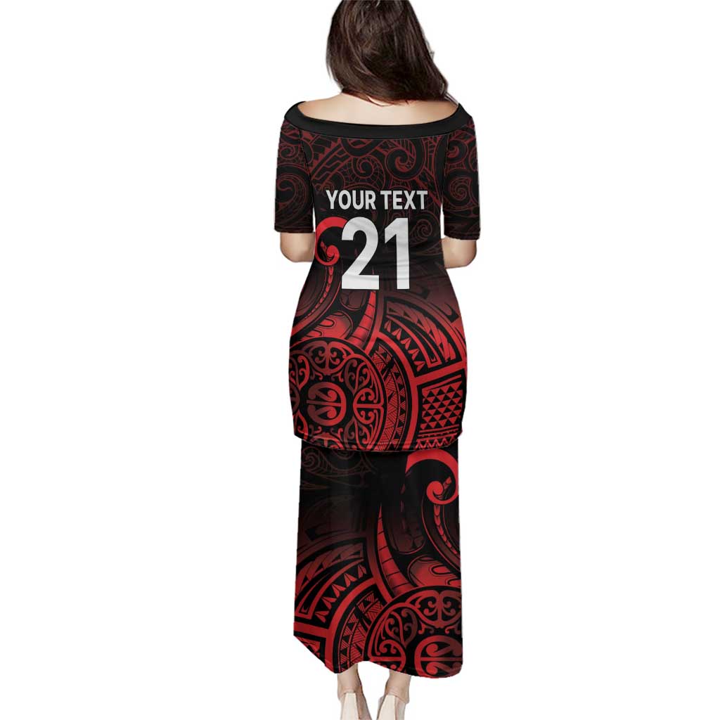 New Zealand Rugby Pacific Custom Family Matching Puletasi and Hawaiian Shirt Whatumoana Maori Tribal Tattoo LT9 - Polynesian Pride