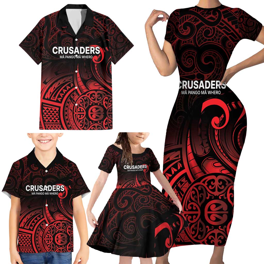 New Zealand Rugby Pacific Custom Family Matching Short Sleeve Bodycon Dress and Hawaiian Shirt Whatumoana Maori Tribal Tattoo LT9 - Polynesian Pride