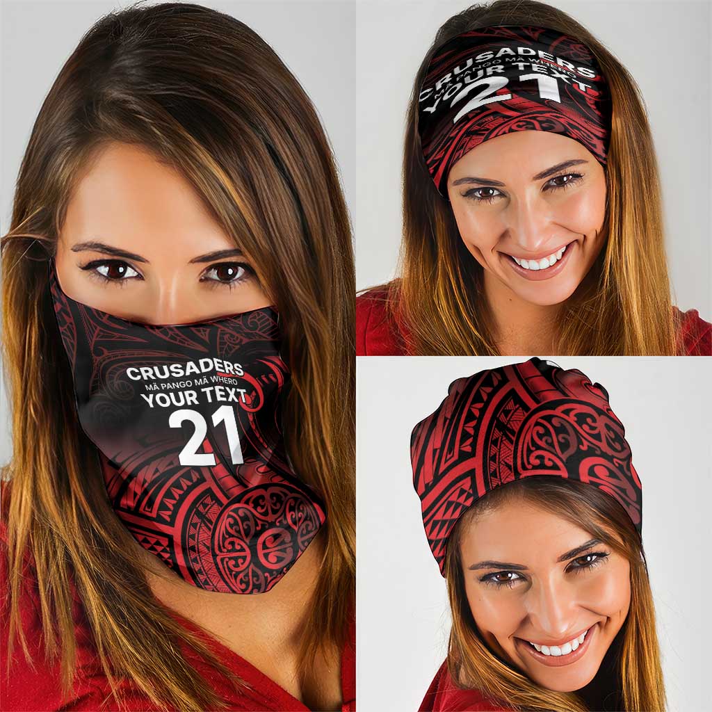 New Zealand Rugby Pacific Custom Neck Gaiter Whatumoana Maori Tribal Tattoo - Polynesian Pride