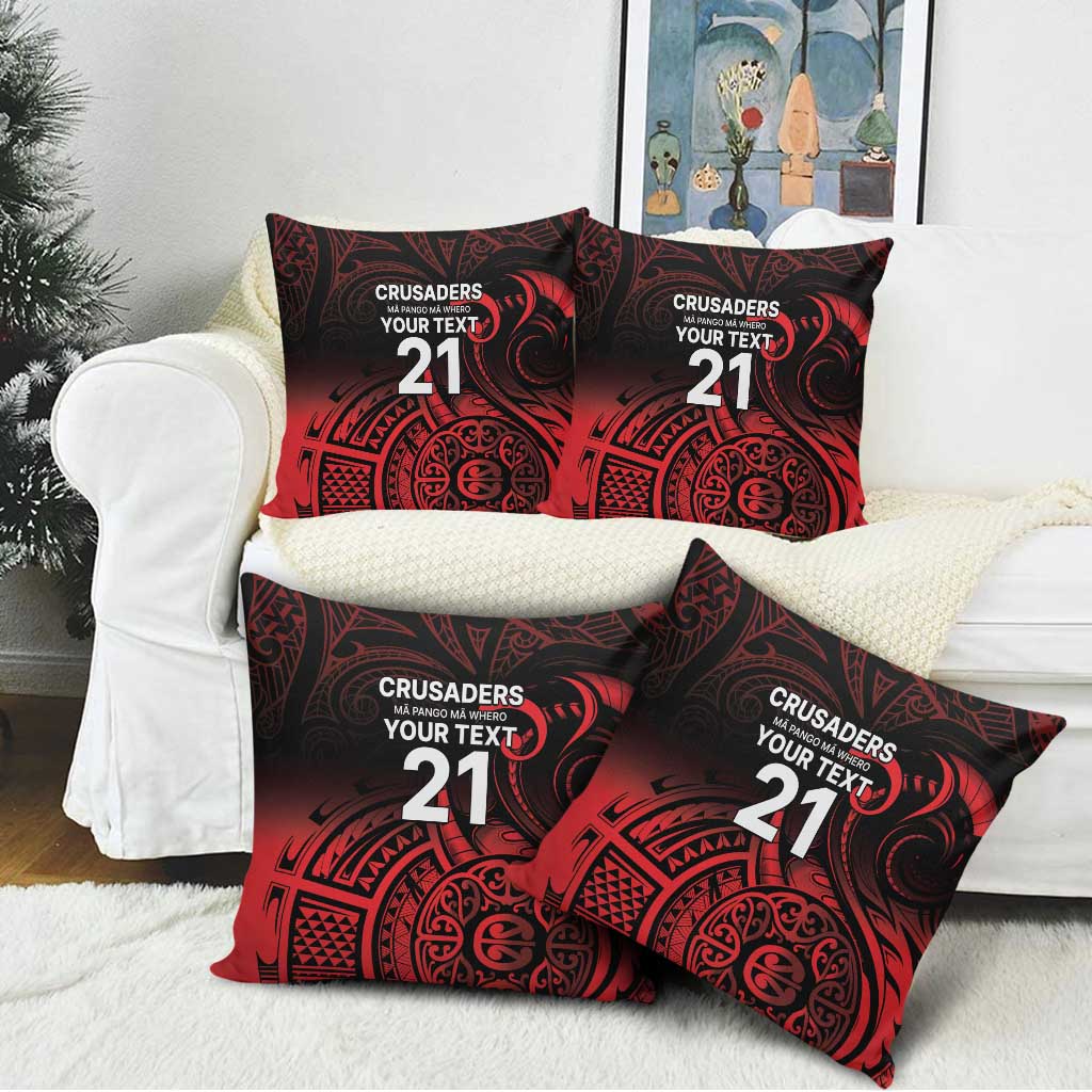New Zealand Rugby Pacific Custom Pillow Cover Whatumoana Maori Tribal Tattoo - Polynesian Pride