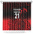 New Zealand Rugby Pacific Custom Shower Curtain Whatumoana Maori Tribal Tattoo