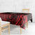 New Zealand Rugby Pacific Custom Tablecloth Whatumoana Maori Tribal Tattoo