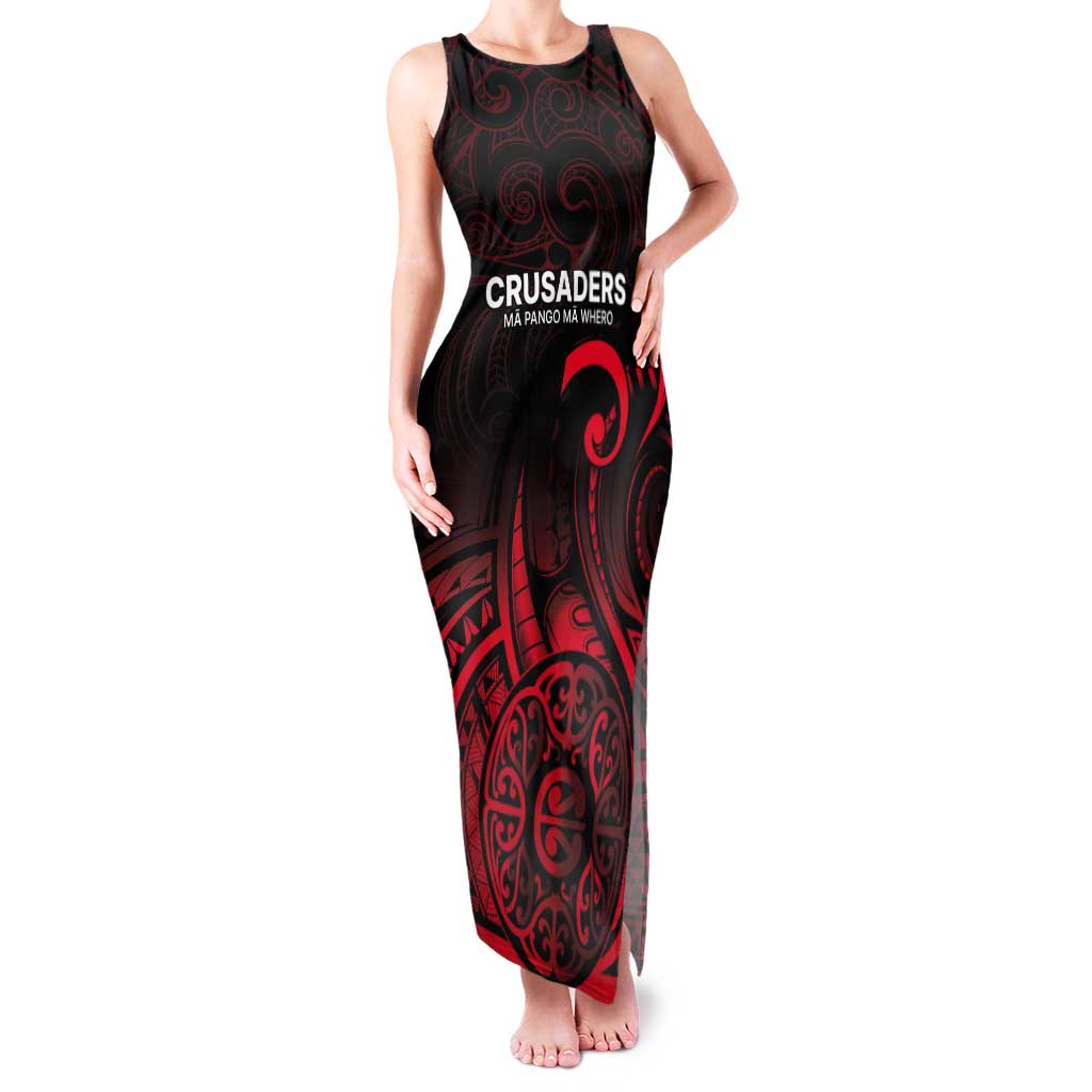 New Zealand Rugby Pacific Custom Tank Maxi Dress Whatumoana Maori Tribal Tattoo