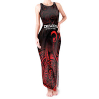 New Zealand Rugby Pacific Custom Tank Maxi Dress Whatumoana Maori Tribal Tattoo