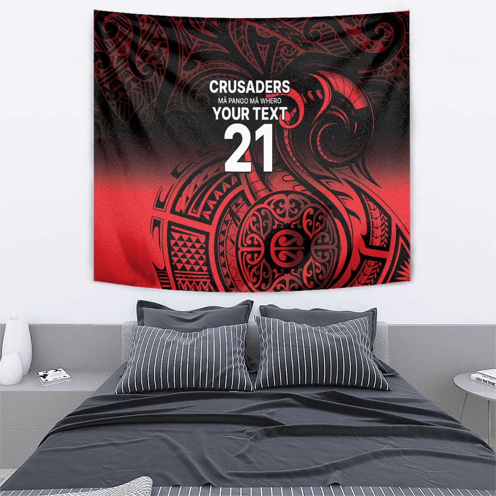 New Zealand Rugby Pacific Custom Tapestry Whatumoana Maori Tribal Tattoo