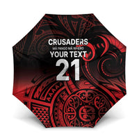 New Zealand Rugby Pacific Custom Umbrella Whatumoana Maori Tribal Tattoo - Polynesian Pride