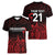 New Zealand Rugby Pacific Custom Women V-Neck T-Shirt Whatumoana Maori Tribal Tattoo