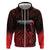 New Zealand Rugby Pacific Custom Zip Hoodie Whatumoana Maori Tribal Tattoo