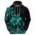 Polynesian Pride Plumeria Flowers Hoodie Polynesian Tribal Aqua Vibe LT9 - Polynesian Pride