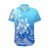 Polynesian Pride Plumeria Flowers Hawaiian Shirt Polynesian Tribal Gradient Blue LT9 Blue - Polynesian Pride