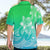 Polynesian Pride Plumeria Flowers Hawaiian Shirt Polynesian Tribal Gradient Green LT9 - Polynesian Pride