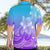 Polynesian Pride Plumeria Flowers Hawaiian Shirt Polynesian Tribal Gradient Purple LT9 - Polynesian Pride