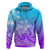 Polynesian Pride Plumeria Flowers Hoodie Polynesian Tribal Gradient Purple LT9 Purple - Polynesian Pride