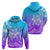 Polynesian Pride Plumeria Flowers Hoodie Polynesian Tribal Gradient Purple LT9 - Polynesian Pride