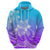 Polynesian Pride Plumeria Flowers Hoodie Polynesian Tribal Gradient Purple LT9 - Polynesian Pride