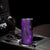 Polynesian Tribal Plumeria Flowers Skinny Tumbler Purple Vibe