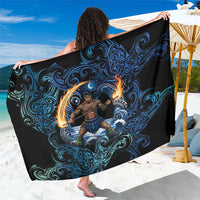 Samoa Siva Afi Sarong Fireknife Fire Dance Pacific Tribal Motif