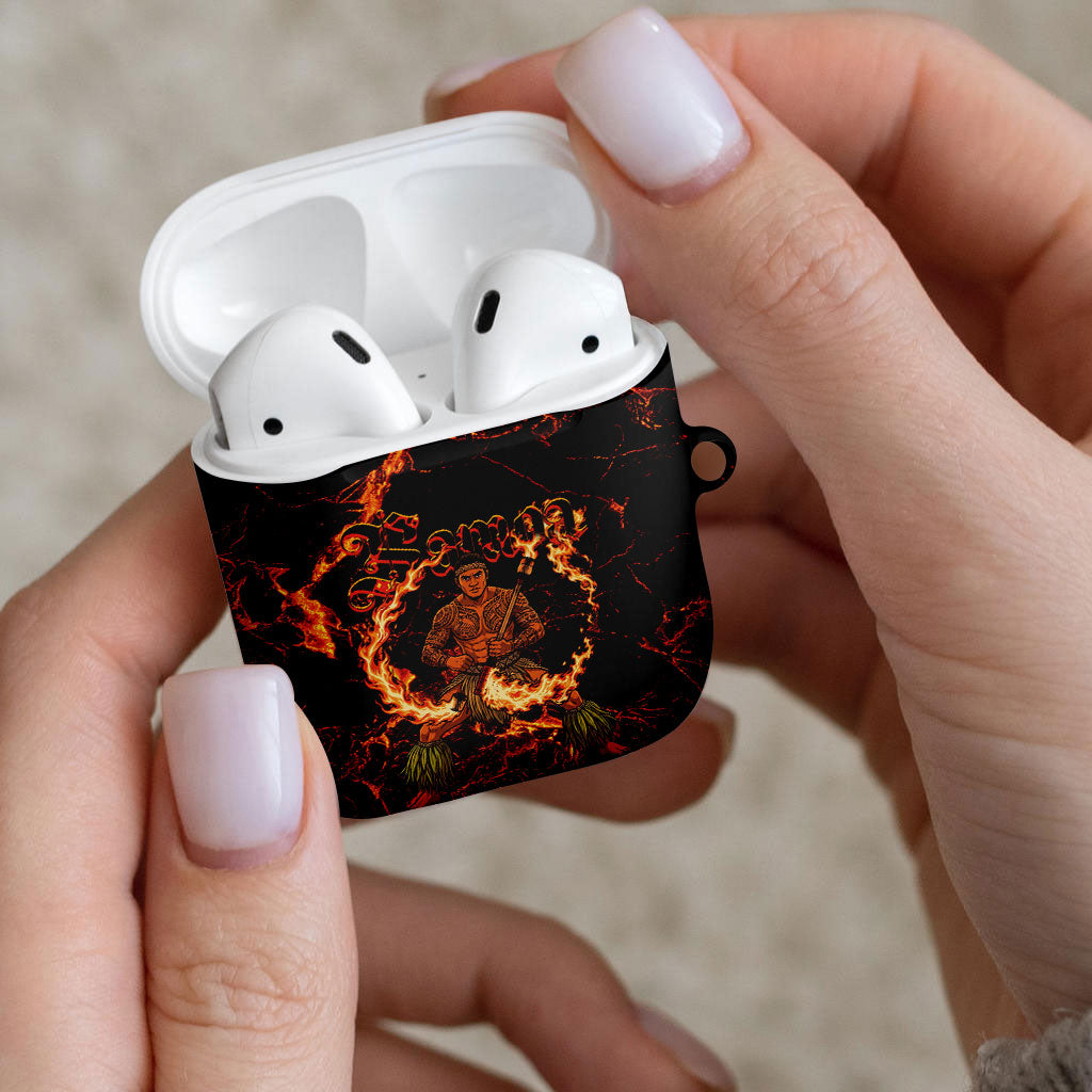 Samoa Siva Afi Dance Fireknife AirPods Case Polynesian Heritage Fire Dance