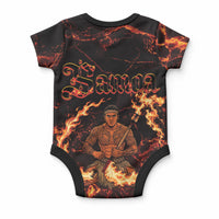 Samoa Siva Afi Dance Fireknife Baby Onesie Polynesian Heritage Fire Dance LT9 - Polynesian Pride