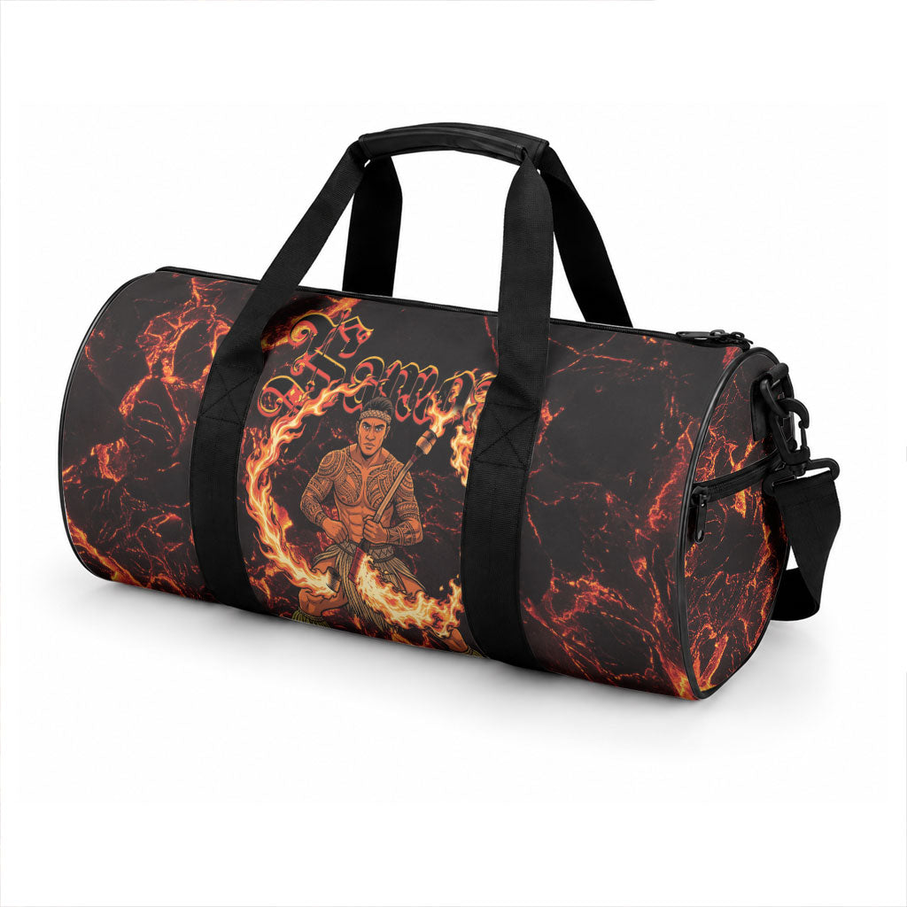 Samoa Siva Afi Dance Fireknife Duffle Bag Polynesian Heritage Fire Dance LT9 - Polynesian Pride