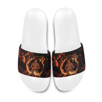 Samoa Siva Afi Dance Fireknife Slide Sandals Polynesian Heritage Fire Dance