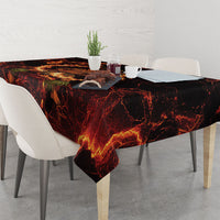 Samoa Siva Afi Dance Fireknife Tablecloth Polynesian Heritage Fire Dance
