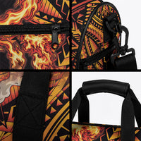 Samoa Siva Afi Dance Fireknife Duffle Bag Samoan Tribal Motif Dancing in the Fire LT9 - Polynesian Pride