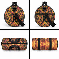 Samoa Siva Afi Dance Fireknife Duffle Bag Samoan Tribal Motif Dancing in the Fire LT9 - Polynesian Pride