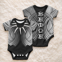 Samoan Ula Nifo Afi Tribal Baby Onesie Polynesian Pattern LT9 - Polynesian Pride