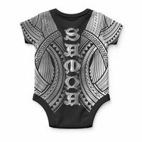 Samoan Ula Nifo Afi Tribal Baby Onesie Polynesian Pattern LT9 - Polynesian Pride