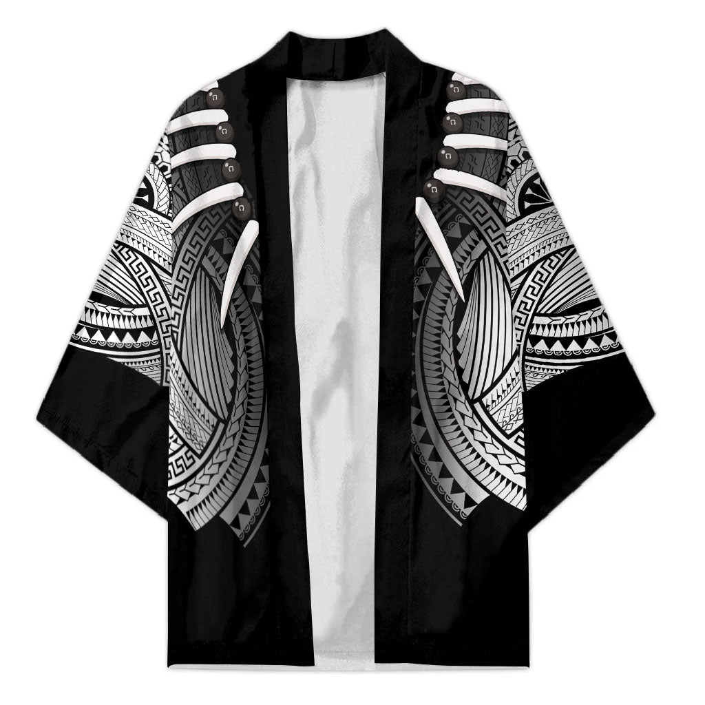 Samoan Ula Nifo Afi Tribal Kimono Polynesian Pattern