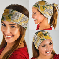 Maku'e Hawaiian Mango Palaka Neck Gaiter Aloha Hibiscus Pikake Lei