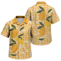Alani Hawaiian Mango Palaka Family Matching Mermaid Dress and Hawaiian Shirt Aloha Hibiscus Pikake Lei