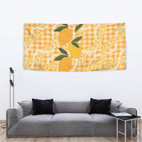 Alani Hawaiian Mango Palaka Tapestry Aloha Hibiscus Pikake Lei
