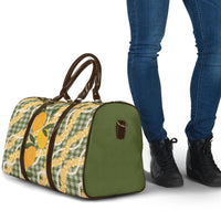 Uliuli Ahiahia Hawaiian Mango Palaka Travel Bag Aloha Hibiscus Pikake Lei