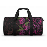 Hawaiian Mango Tribal Tattoo Duffle Bag Pink Pacific Traditional Pattern LT9 One size Pink - Polynesian Pride