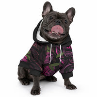 Hawaiian Mango Tribal Tattoo Pet Hoodie Pink Pacific Traditional Pattern LT9 - Polynesian Pride