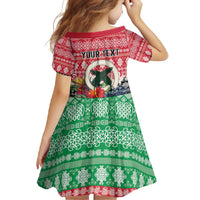 Personalised Vanuatu Joyeux Noel Family Matching Mermaid Dress and Hawaiian Shirt Proud To Be a Ni-Van Sand Drawing Art - Polynesian Pride