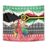 Personalised Vanuatu Joyeux Noel Tapestry Proud To Be a Ni-Van Sand Drawing Art - Polynesian Pride
