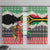 Personalised Vanuatu Joyeux Noel Window Curtain Proud To Be a Ni-Van Sand Drawing Art - Polynesian Pride