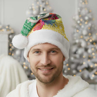 Personalised Malampa Joyeux Noel Christmas Santa Hat Proud To Be a Ni-Van Sand Drawing Art - Polynesian Pride