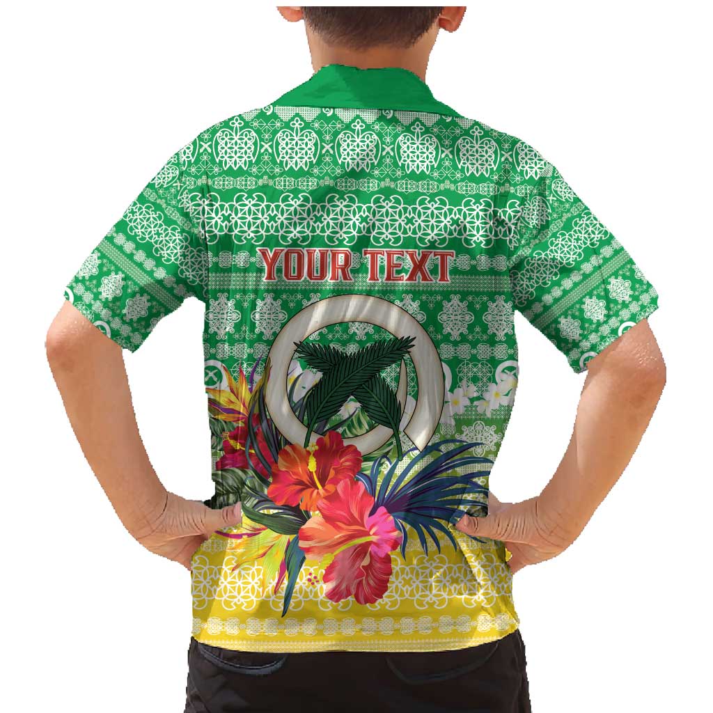 Personalised Malampa Joyeux Noel Family Matching Mermaid Dress and Hawaiian Shirt Proud To Be a Ni-Van Sand Drawing Art LT9 - Polynesian Pride