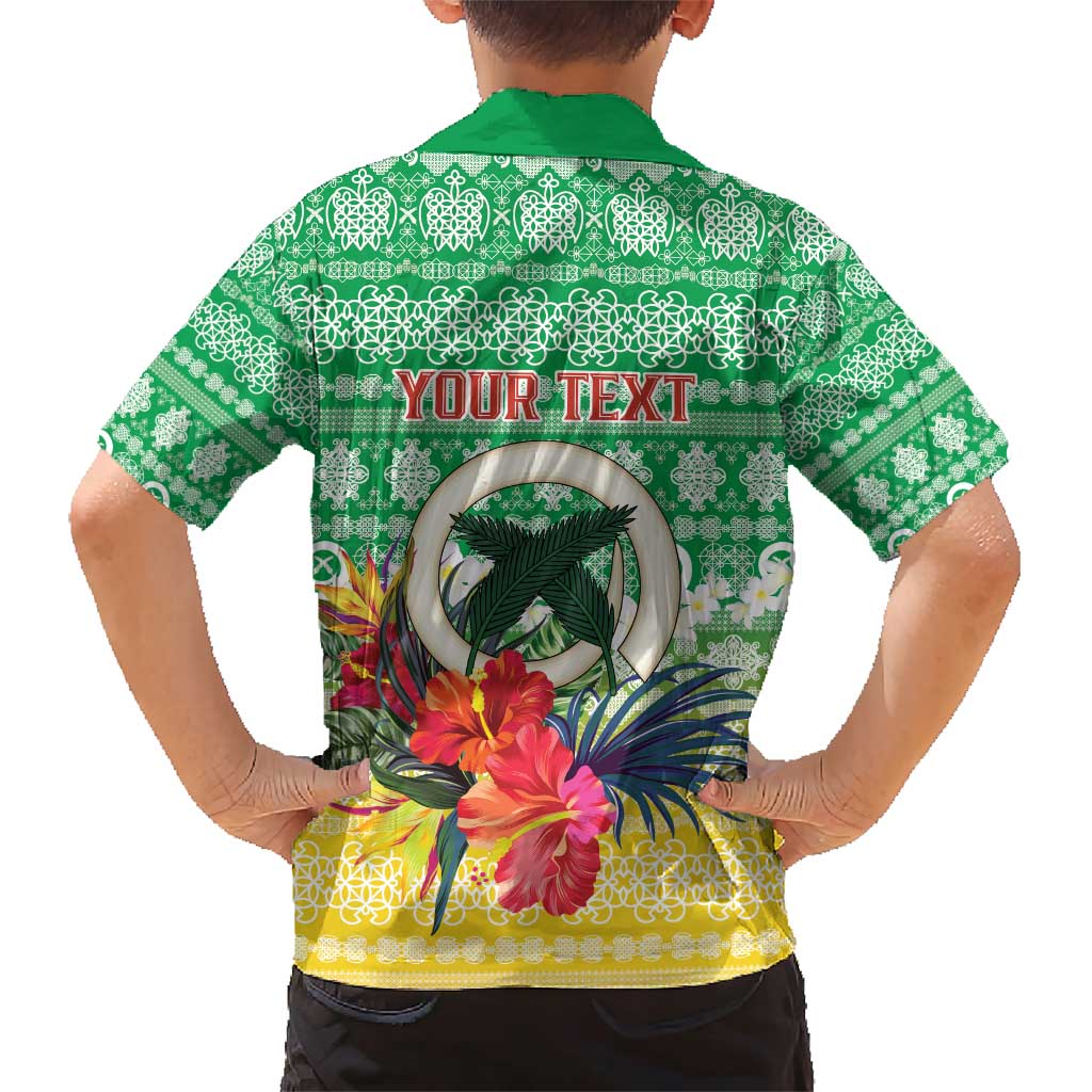 Personalised Malampa Joyeux Noel Family Matching Short Sleeve Bodycon Dress and Hawaiian Shirt Proud To Be a Ni-Van Sand Drawing Art LT9 - Polynesian Pride