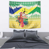 Personalised Malampa Joyeux Noel Tapestry Proud To Be a Ni-Van Sand Drawing Art - Polynesian Pride