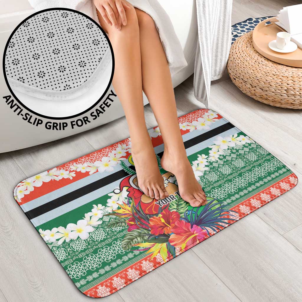 Personalised Penama Joyeux Noel Bathroom Set Proud To Be a Ni-Van Sand Drawing Art - Polynesian Pride