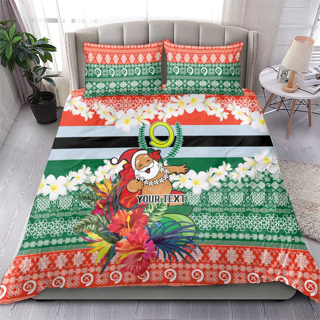 Personalised Penama Joyeux Noel Bedding Set Proud To Be a Ni-Van Sand Drawing Art - Polynesian Pride
