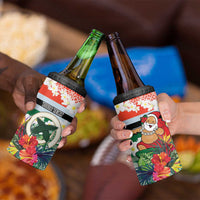 Personalised Penama Joyeux Noel 4 in 1 Can Cooler Tumbler Proud To Be a Ni-Van Sand Drawing Art - Polynesian Pride