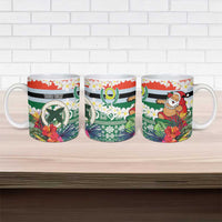 Personalised Penama Joyeux Noel Ceramic Mug Proud To Be a Ni-Van Sand Drawing Art - Polynesian Pride