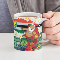 Personalised Penama Joyeux Noel Ceramic Mug Proud To Be a Ni-Van Sand Drawing Art - Polynesian Pride